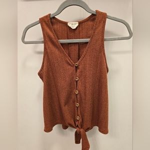 Burt Orange Tank Top